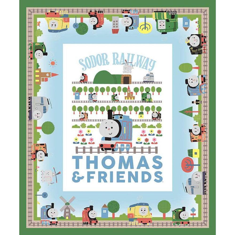 Thomas & Friends™ Sodor Railway Multi 36" Panel-Riley Blake Fabrics-My Favorite Quilt Store