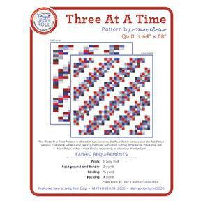 Three at a Time Quilt Pattern