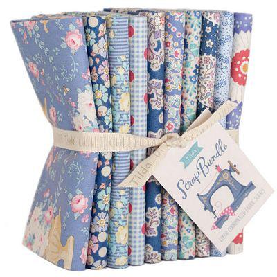 Tilda Blue Scrap Fat Quarter Bundle-Tilda Fabrics-My Favorite Quilt Store