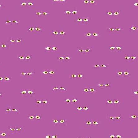 Tiny Frights Witchy Creepy Glow Eyes Fabric-Moda Fabrics-My Favorite Quilt Store