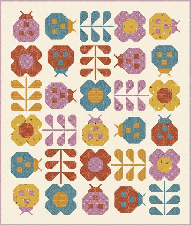 To and Fro Hello Spring Quilt Kit-Moda Fabrics-My Favorite Quilt Store