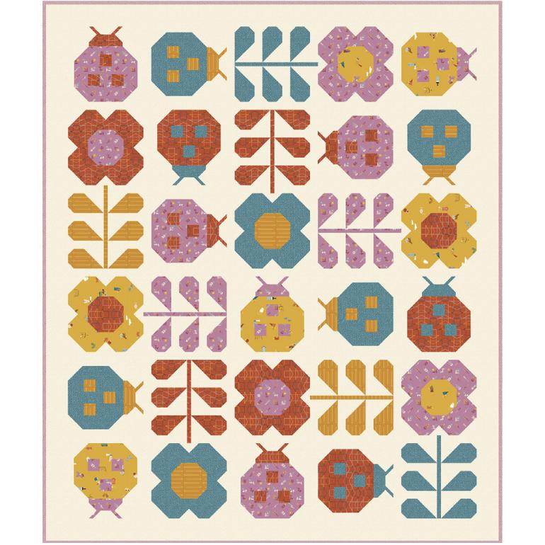 To and Fro Hello Spring Quilt Kit-Moda Fabrics-My Favorite Quilt Store