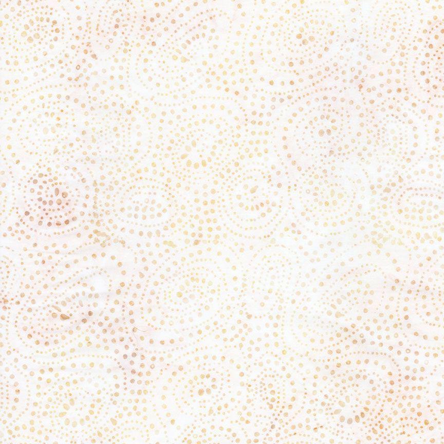 Tonga Rose Petal Camel Pearls Batik Fabric