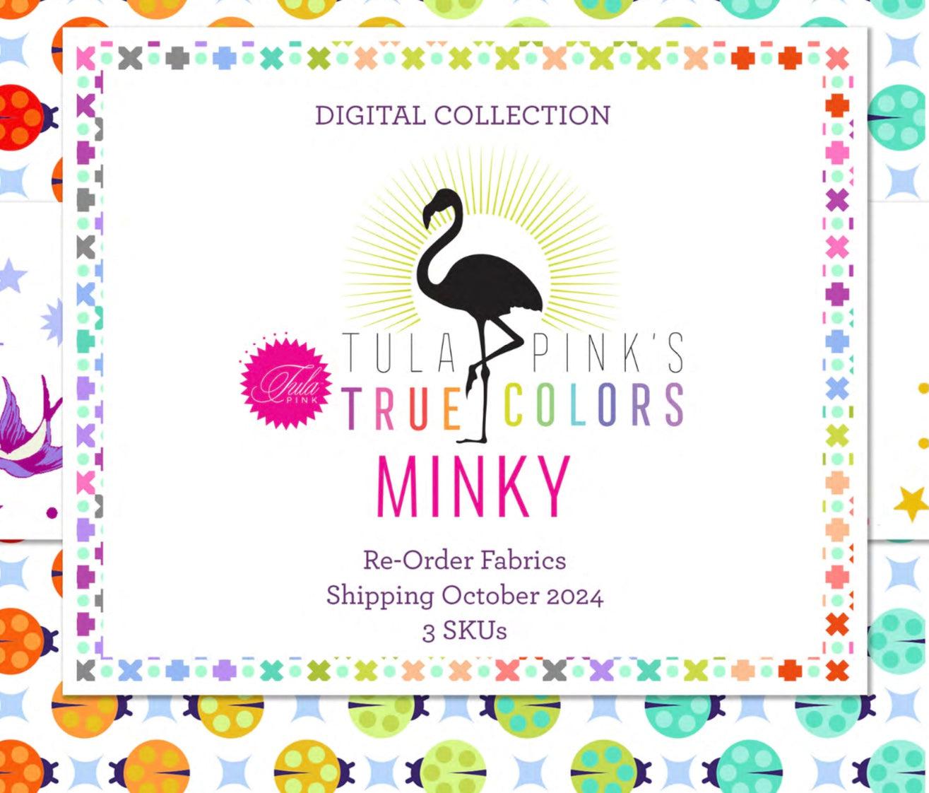 True Colors Fairy Dust Whte Minky Fabric-Free Spirit Fabrics-My Favorite Quilt Store