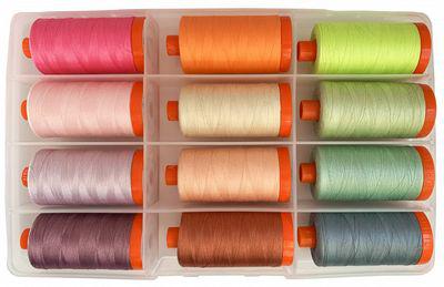 Tula Pink Neons and Neutrals Collection of Thread-Aurifil-My Favorite Quilt Store