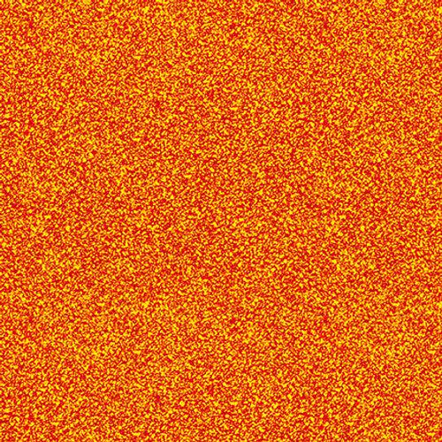 Twinkle Orange Printed Glitter Fabric