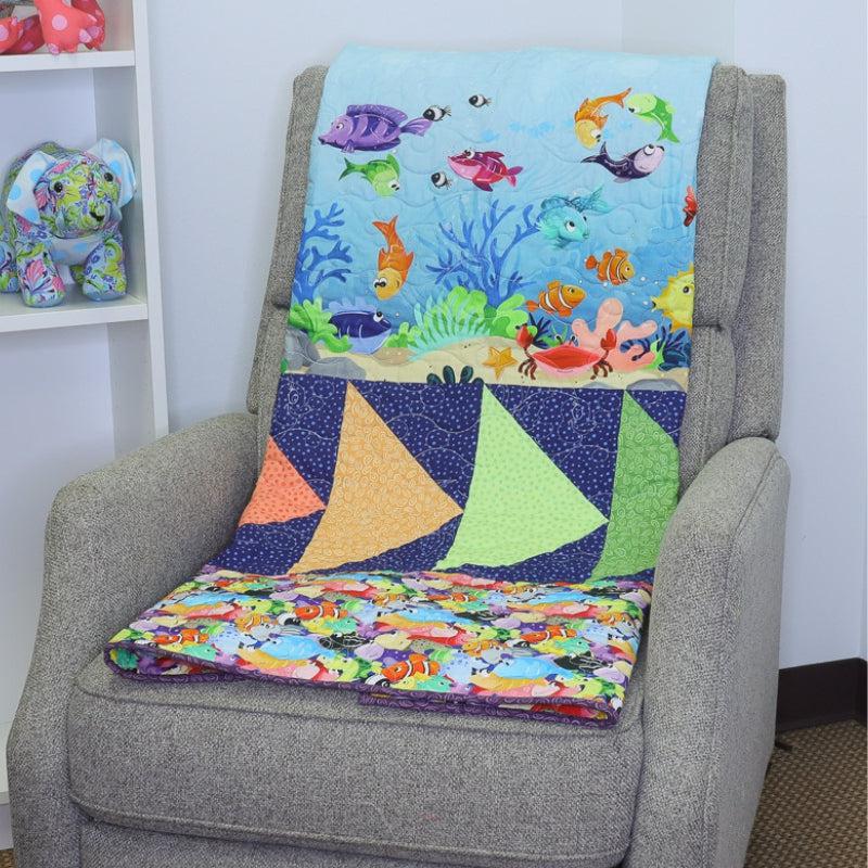 Under the Sea Baby Goose Quilt Kit-Susybee-My Favorite Quilt Store