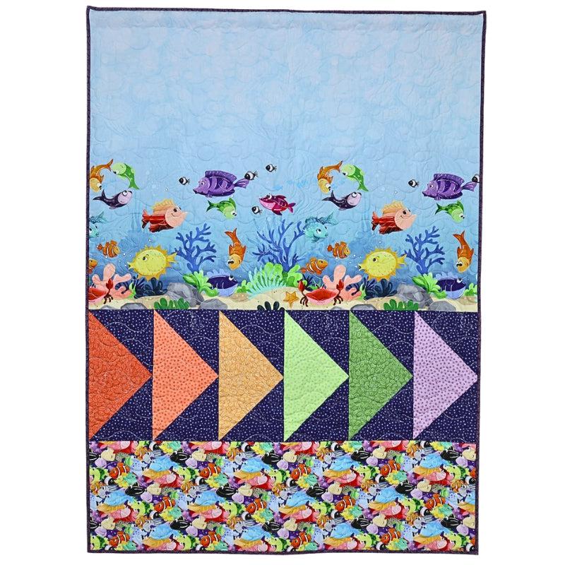 Under the Sea Baby Goose Quilt Kit-Susybee-My Favorite Quilt Store
