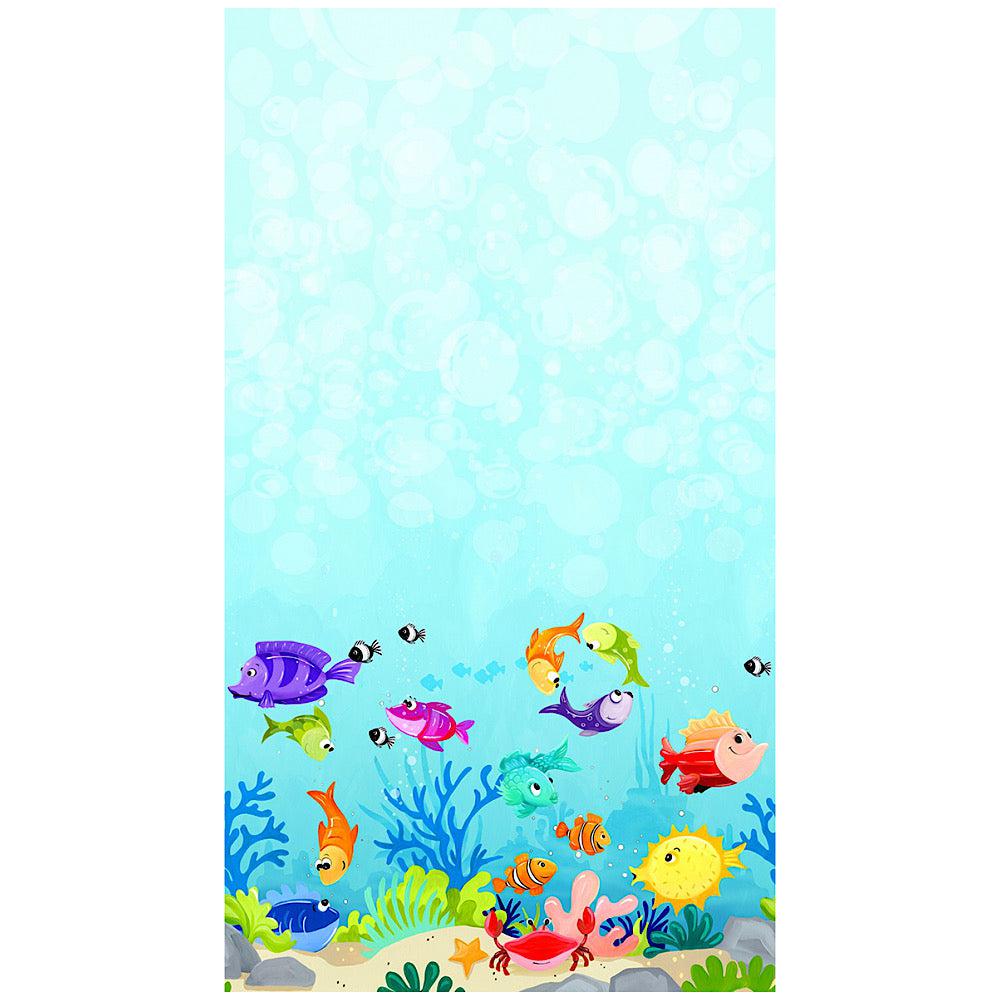 Under the Sea Border Fabric-Susybee-My Favorite Quilt Store