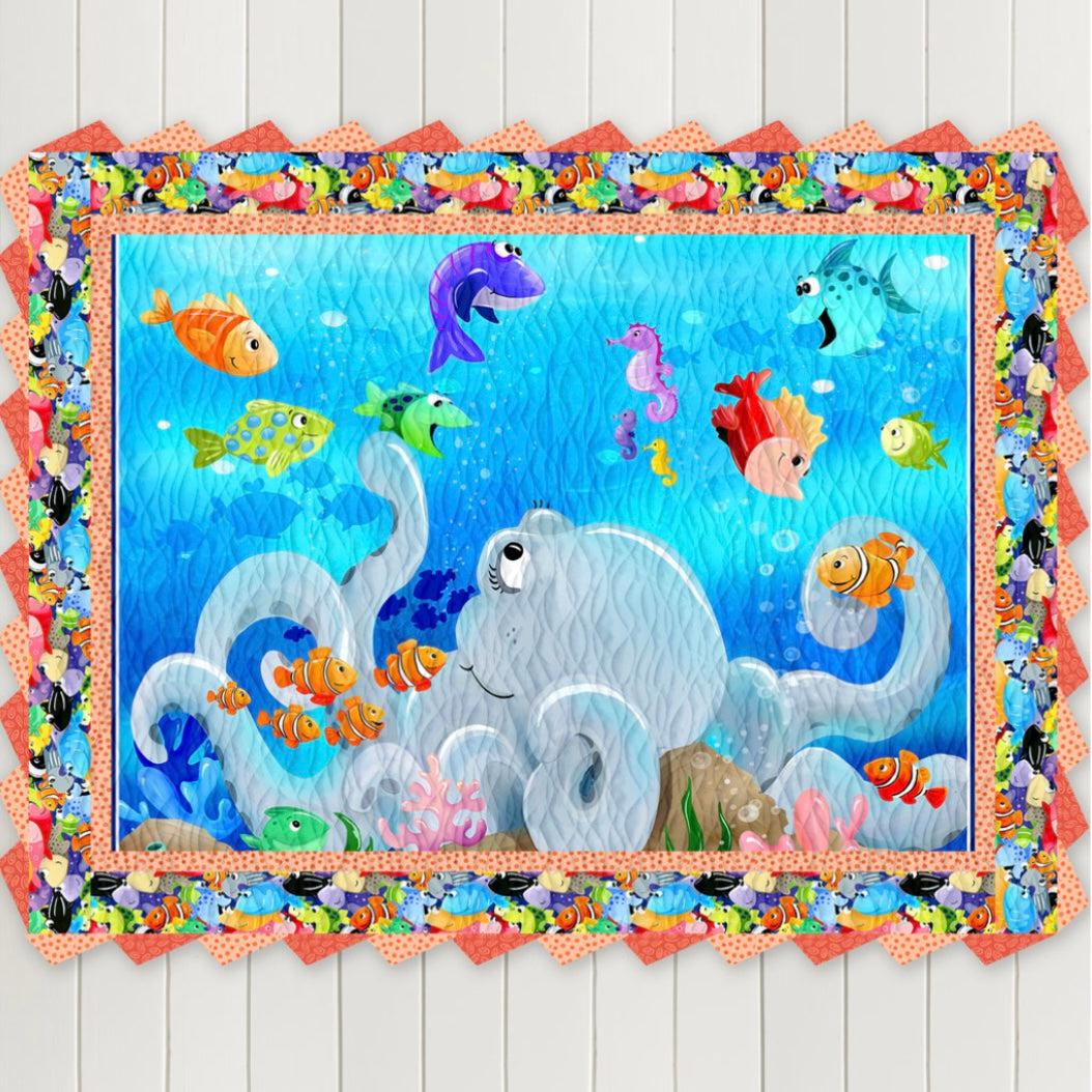 Under the Sea Creative Edges Quilt Kit-Susybee-My Favorite Quilt Store