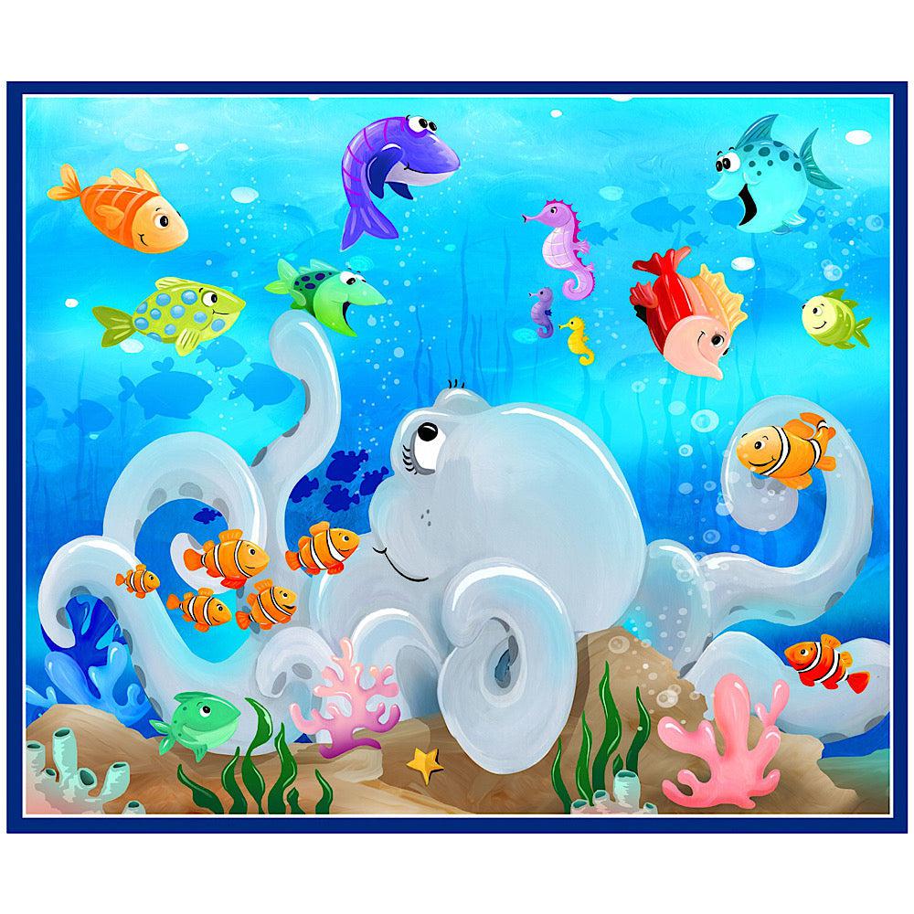 Under the Sea Play Mat 36" Quilt Panel-Susybee-My Favorite Quilt Store