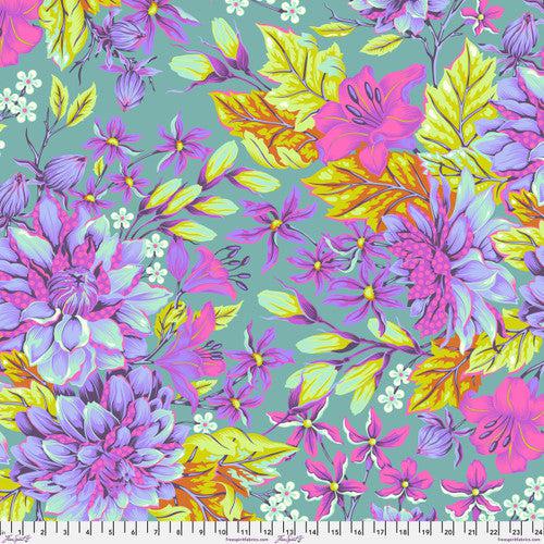 Untamed Hello Dahlia Cosmic 108" Wide Back Fabric-Free Spirit Fabrics-My Favorite Quilt Store