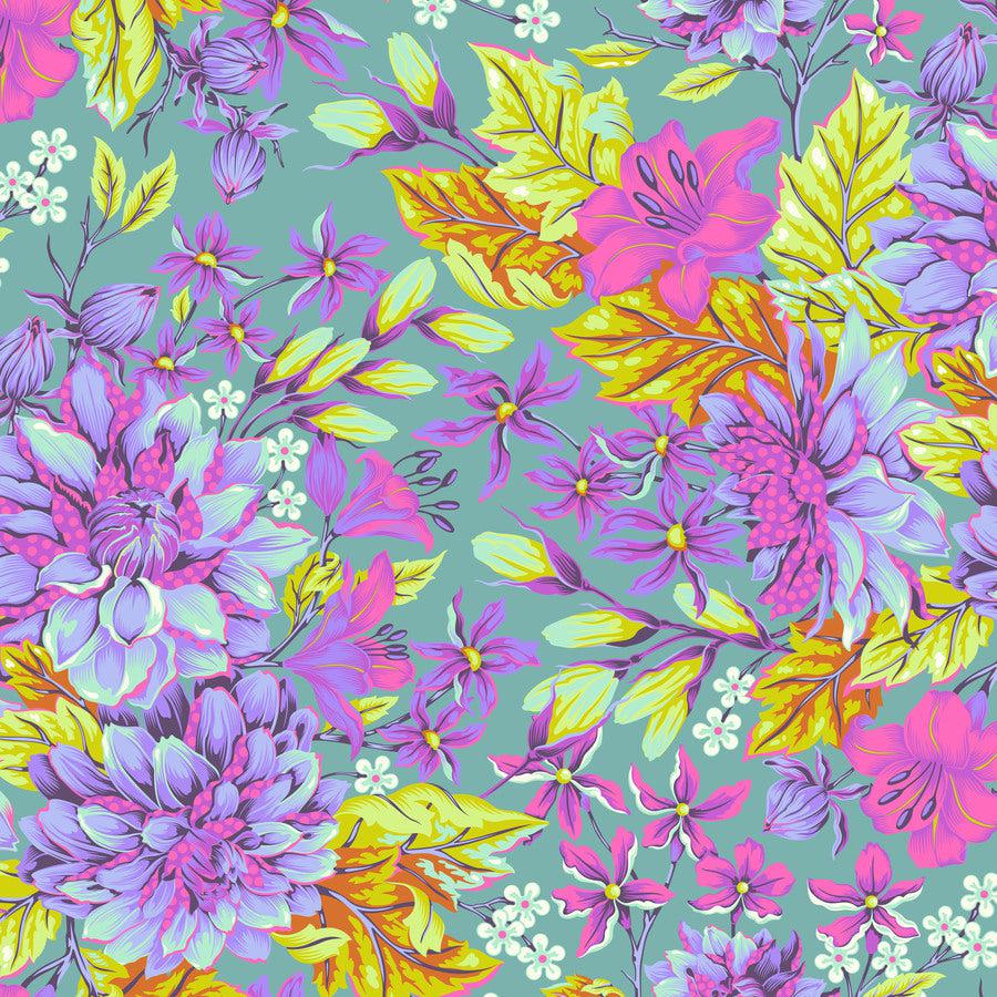 Untamed Hello Dahlia Cosmic 108" Wide Back Fabric-Free Spirit Fabrics-My Favorite Quilt Store