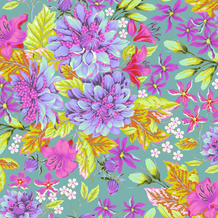 Untamed Hello Dahlia Cosmic Fabric-Free Spirit Fabrics-My Favorite Quilt Store