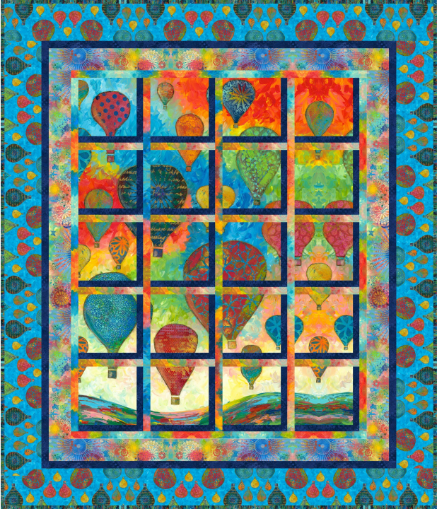 Up, Up and Away Quilt Pattern - Free Digital Download-Free Spirit Fabrics-My Favorite Quilt Store