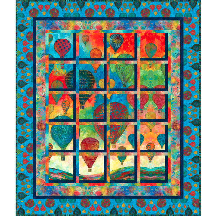 Up, Up and Away Quilt Pattern - Free Digital Download-Free Spirit Fabrics-My Favorite Quilt Store