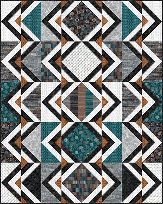 Urban Vibes Inside Out Quilt Kit-Northcott Fabrics-My Favorite Quilt Store