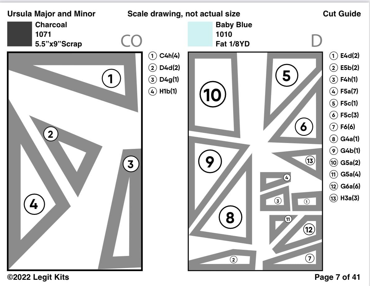 Ursula Major & Minor Quilt Kit-Legit Kits-My Favorite Quilt Store