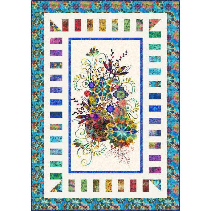 Venice Charming Warm Color Panel Quilt Pattern - Free Pattern Download-Robert Kaufman-My Favorite Quilt Store