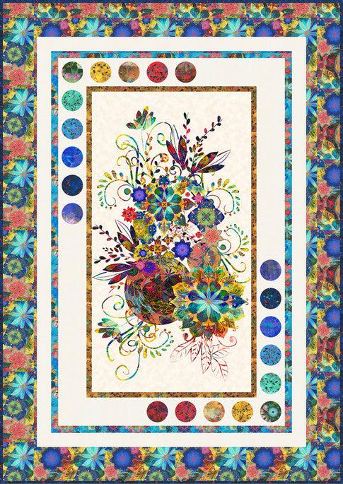 Venice Lights Warm Colorway Panel Quilt Pattern - Free Pattern Download-Robert Kaufman-My Favorite Quilt Store