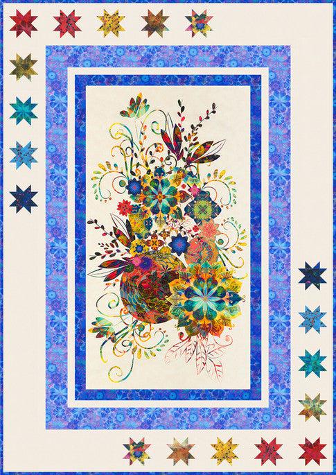 Venice Nights Warm Colorway Panel Quilt Pattern - Free Pattern Download-Robert Kaufman-My Favorite Quilt Store