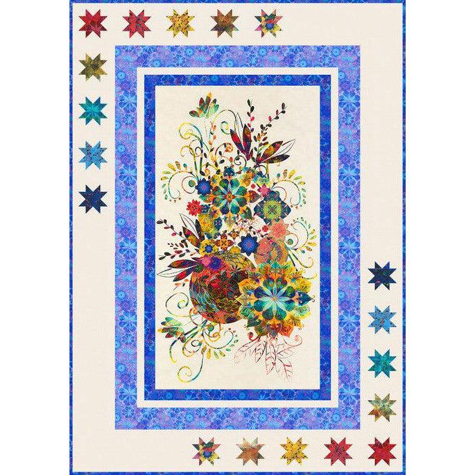 Venice Nights Warm Colorway Panel Quilt Pattern - Free Pattern Download-Robert Kaufman-My Favorite Quilt Store