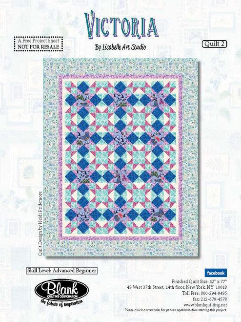 Victoria Patchwork Quilt Pattern - Free Digital Download-Henry Glass Fabrics-My Favorite Quilt Store