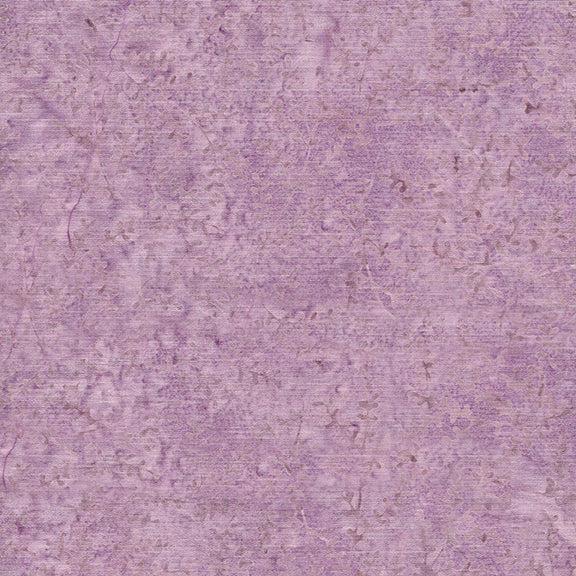 Victorian Purple Sprig Batik Fabric