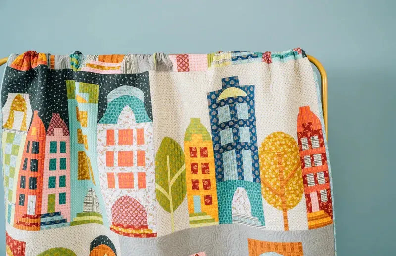 Vintage Cloth Park Place Quilt Kit-Free Spirit Fabrics-My Favorite Quilt Store