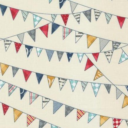 Vintage Cream Bunting Fabric-Moda Fabrics-My Favorite Quilt Store