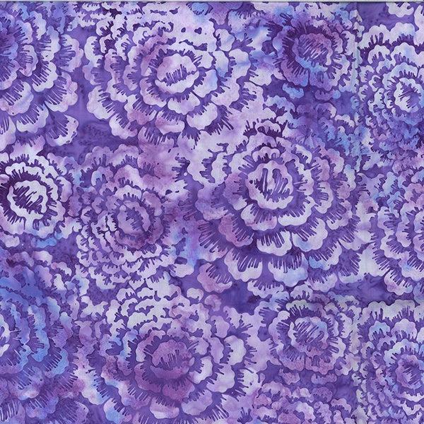 Violetta Savannah Floral Bali Batik Fabric-Hoffman Fabrics-My Favorite Quilt Store