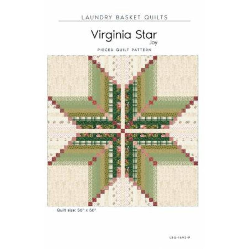 Virginia Star Joy Quilt Pattern-Laundry Basket Quilts-My Favorite Quilt Store