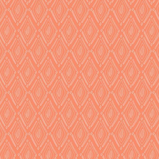 Wandering Bliss Peach Blender Fabric-Andover-My Favorite Quilt Store
