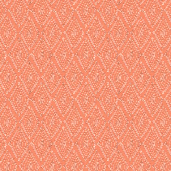 Wandering Bliss Peach Blender Fabric