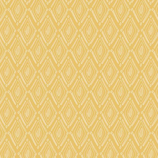 Wandering Bliss Yellow Blender Fabric