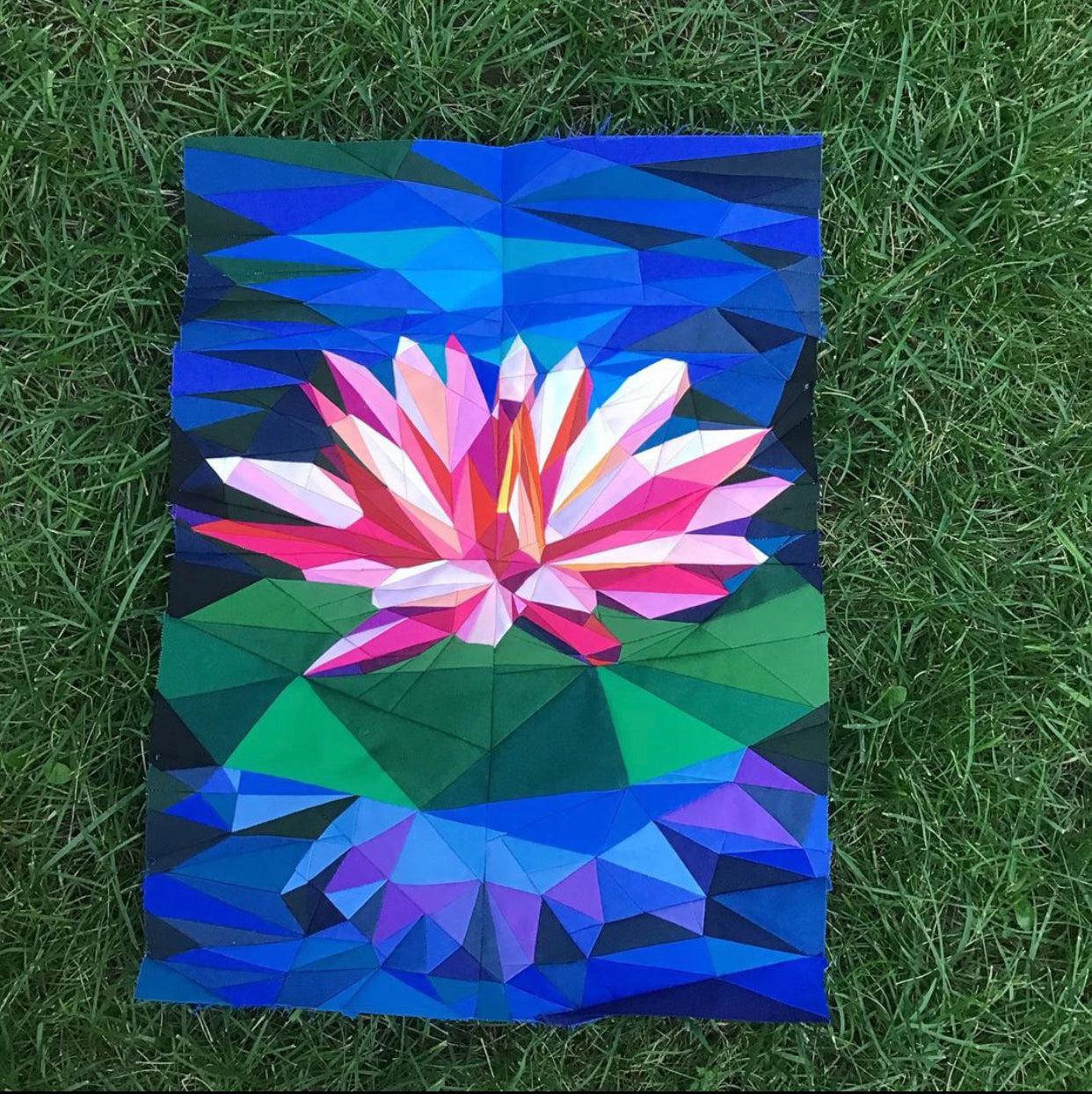 Water Lily Mini Pattern-Legit Kits-My Favorite Quilt Store