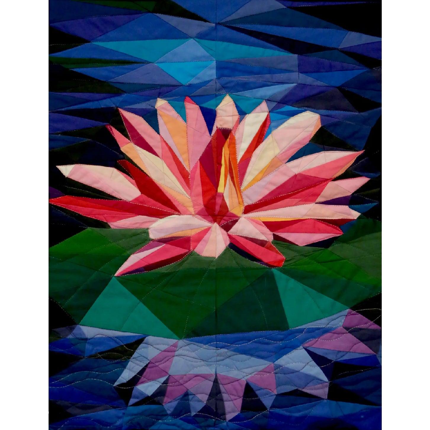 Water Lily Mini Quilt Kit-Legit Kits-My Favorite Quilt Store