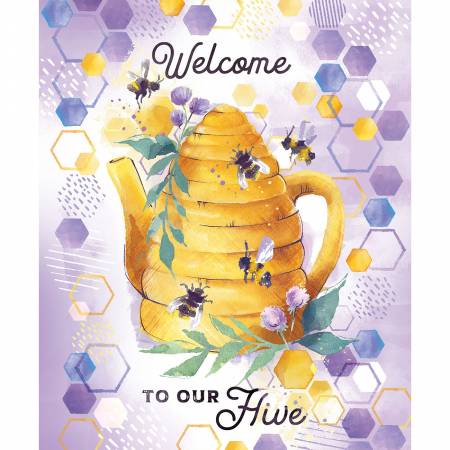 Welcome To Our Hive Panel 36"x 44/45"