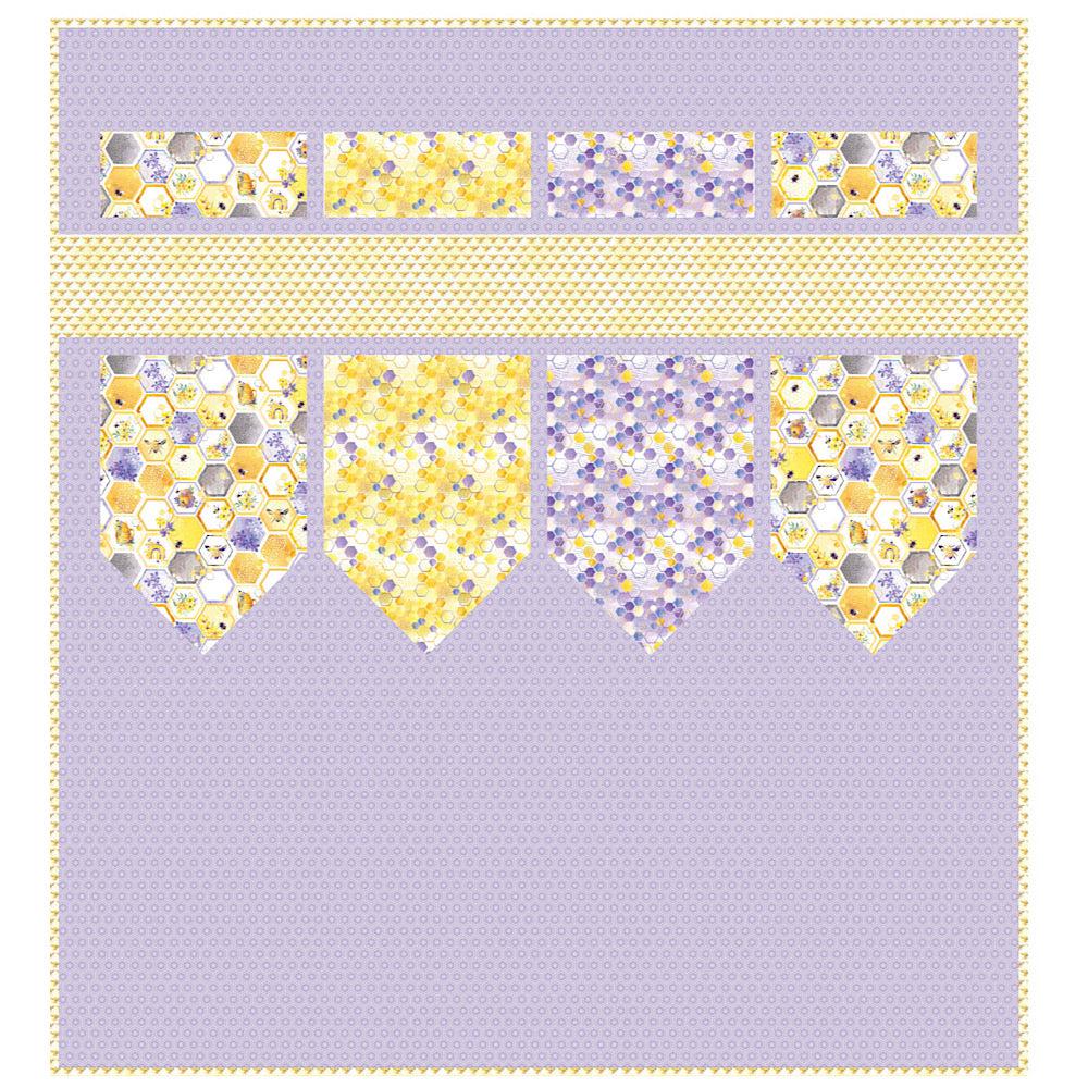 Welcome to The Hive Banner Quilt - Digital Download-Camelot Fabrics-My Favorite Quilt Store