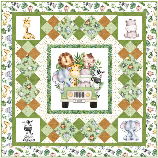 What We'll See Digital Quilt Panel 51.5" x 51.5"-Northcott Fabrics-My Favorite Quilt Store