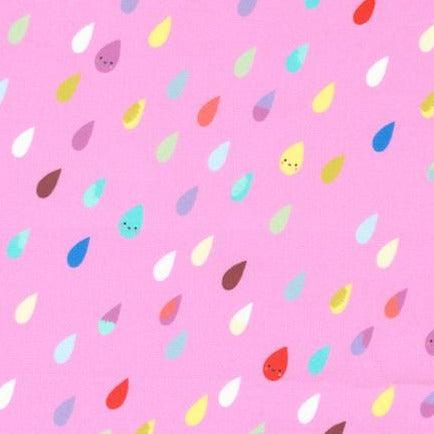 Whatever The Weather Lilac Raindrops Fabric-Moda Fabrics-My Favorite Quilt Store