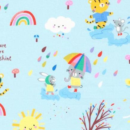 Whatever The Weather Rain Puddlejumpers Fabric