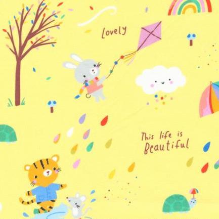 Whatever The Weather Sunshine Puddlejumpers Fabric