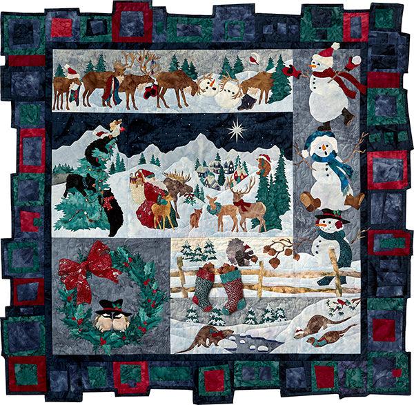 When Friend's Gather Christmas Quilt Kit