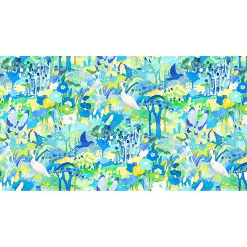Whimsy Wonderland Breeze Scenic Landscape Fabric-Moda Fabrics-My Favorite Quilt Store