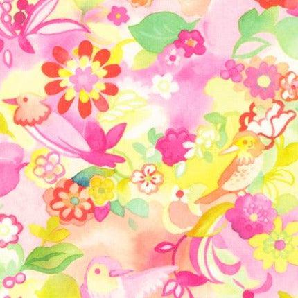 Whimsy Wonderland Cotton Candy Birdie Paradise Fabric-Moda Fabrics-My Favorite Quilt Store