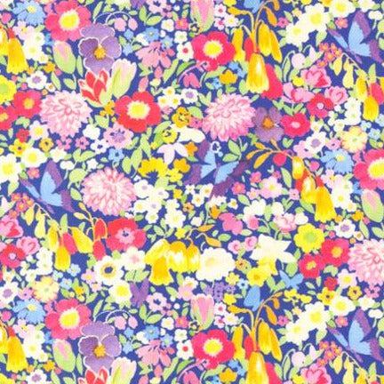 Whimsy Wonderland Magical Flutterby Garden Florals Fabric