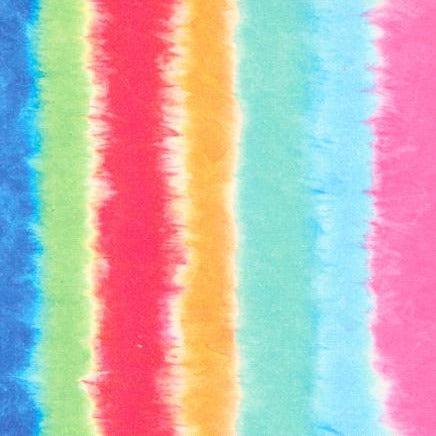 Whimsy Wonderland Rainbow Tie Dye Road Fabric