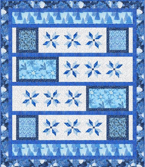 White Forest Quilt Pattern - Free Pattern Download-Robert Kaufman-My Favorite Quilt Store
