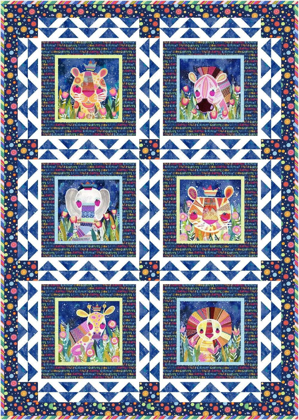 Wild At Heart Quilt Kit-P & B Textiles-My Favorite Quilt Store